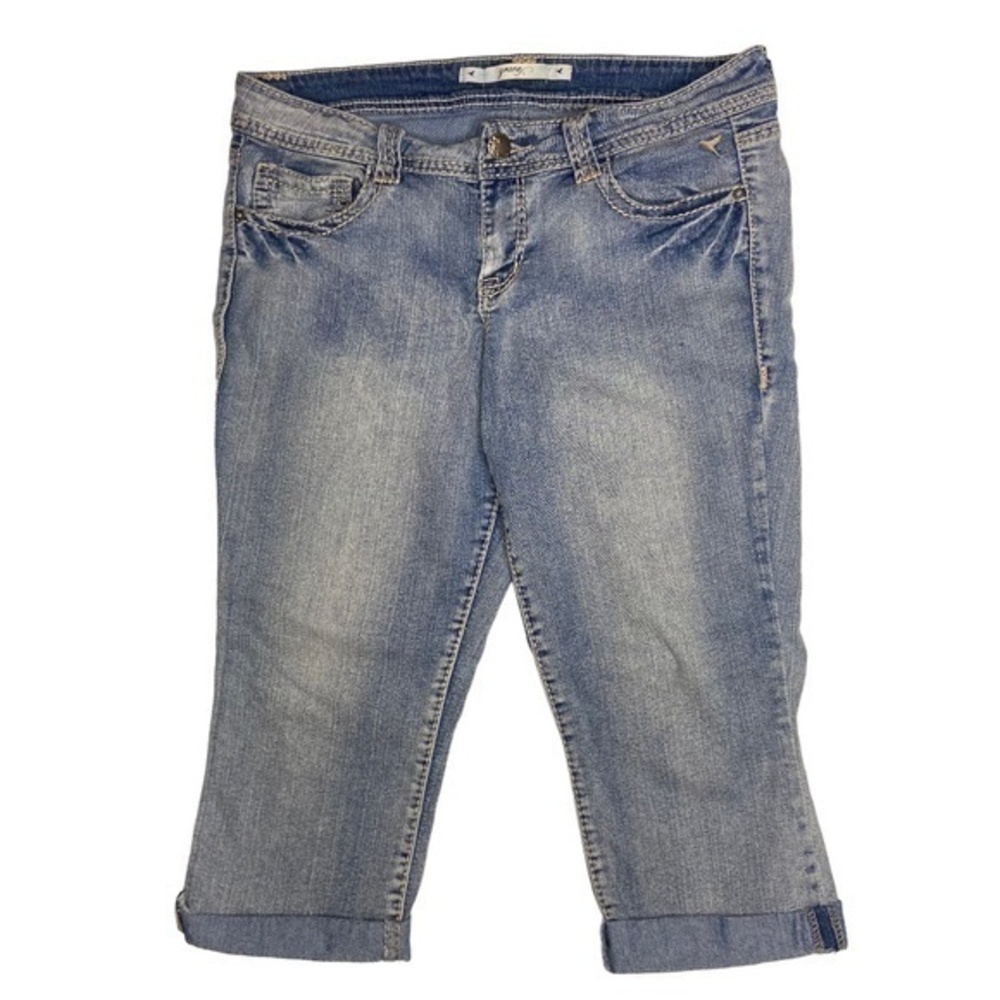 Grane Denim Blue Capri Jeans‎ 34 Inch Waist